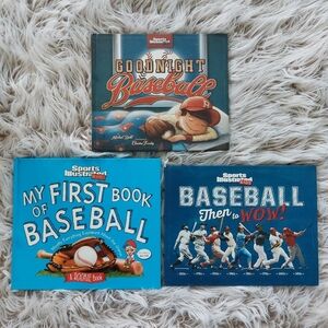 Lot of 3 Baseball Kids Books